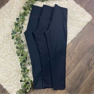 NWOT Girlfriend Collective Compressive High-Rise Legging 3-Pair Bundle Womens M